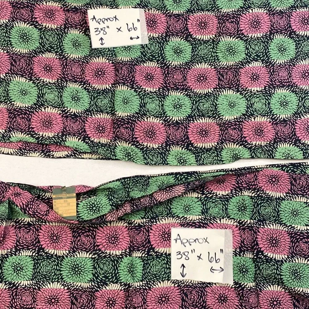 Vintage Fabric Remnant Lot of 6 VARIETY **READ**
